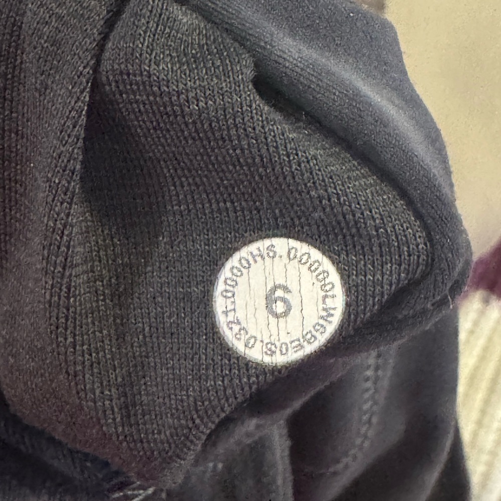Lululemon Align Super High Rise Crop 21” Diamond Dye Grey Size 6 Nulu - Picture 4 of 8
